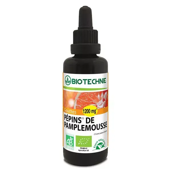 Extrato Fluido de Semente de Toranja Orgânica Biotechnie 30ml