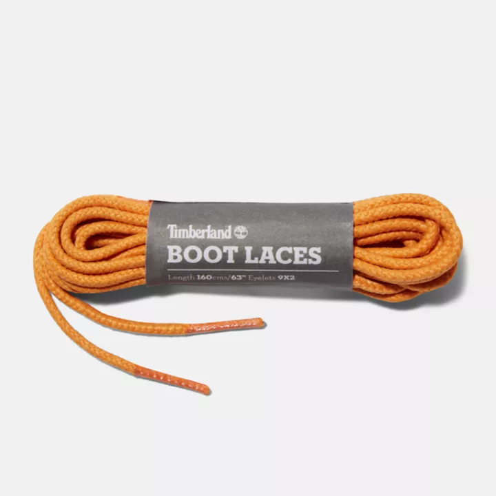 Lacets de rechange pour bottines 160 cm (63 pouces) en orange