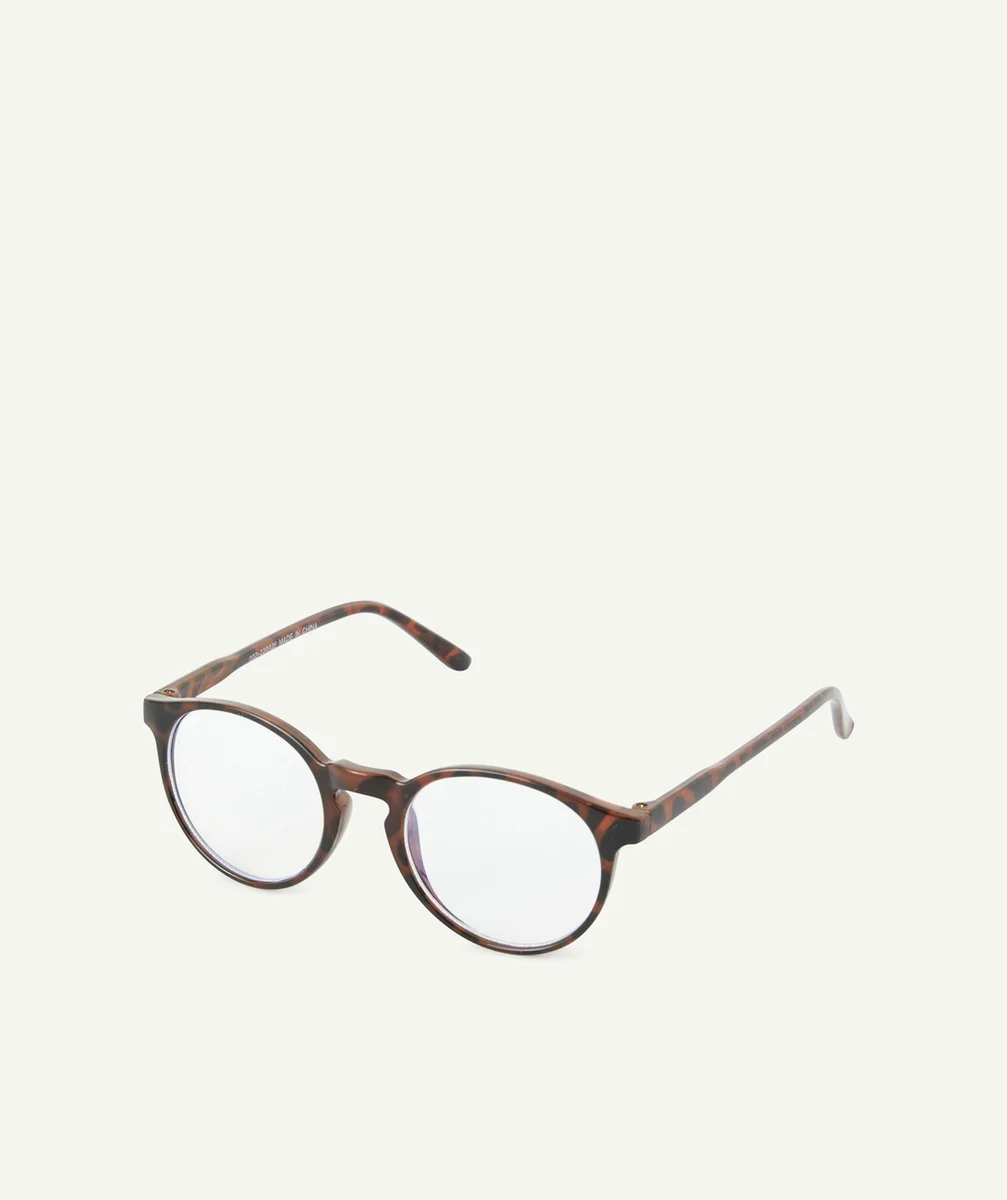 LUNETTES ANTI LUMIÈRE BLEUE MARRON AVEC ÉCAILLES GARÇON