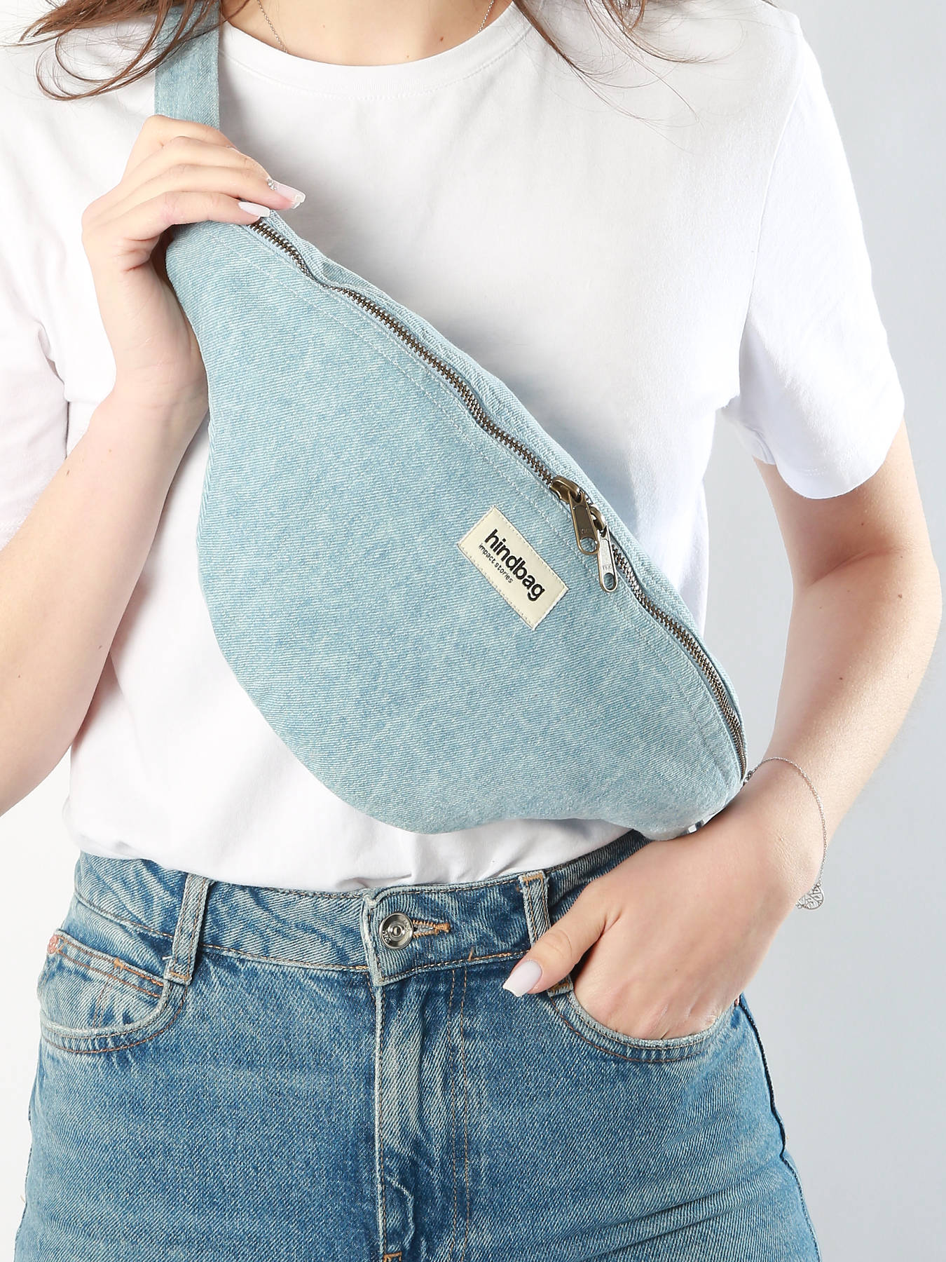 Sac banane Sasha Denim HINDBAG