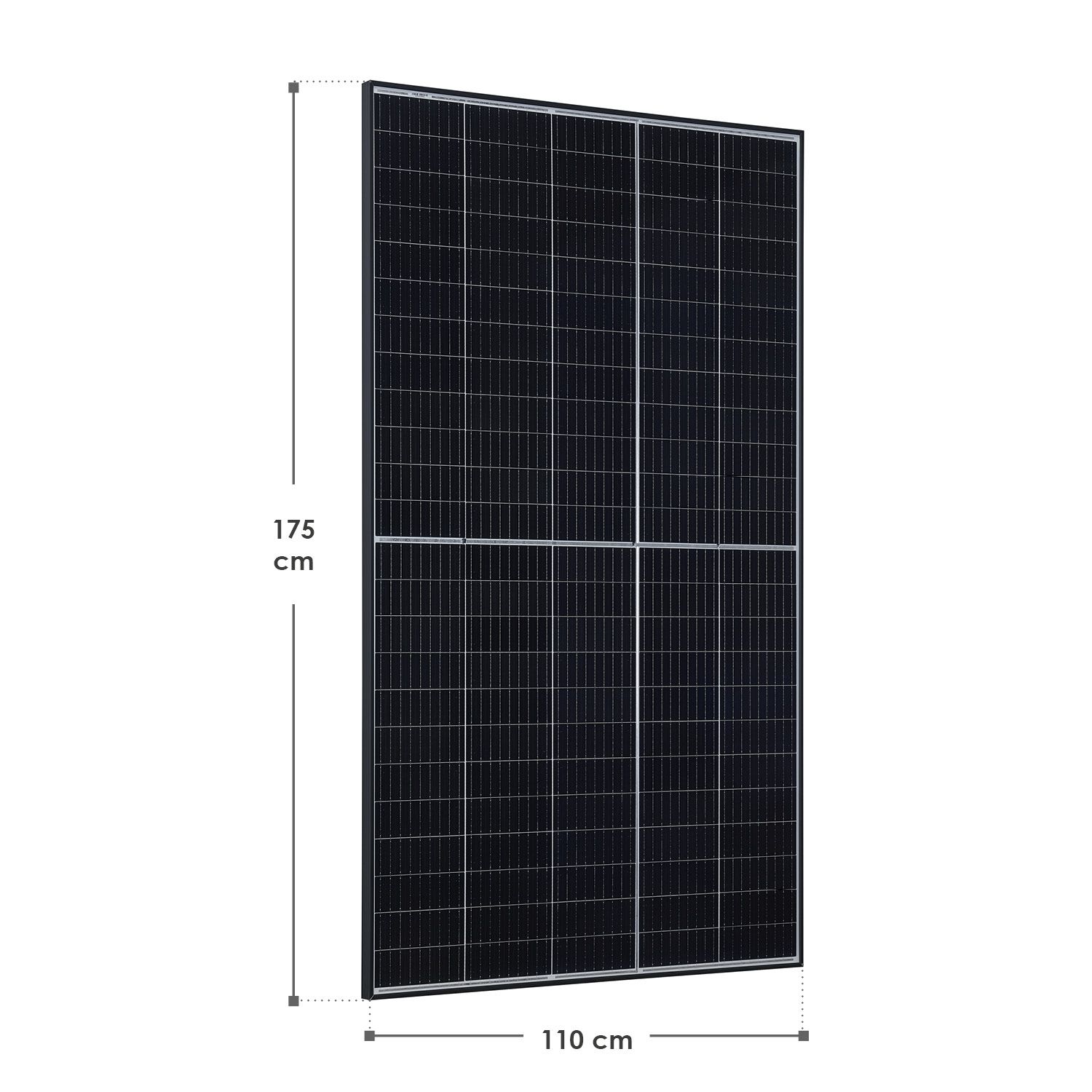 RISEN Solarpanel RSM40-8-410M mit 410 Watt - Balkonkraftwerk Solarmodul - Verkauf nur an Endverbraucher