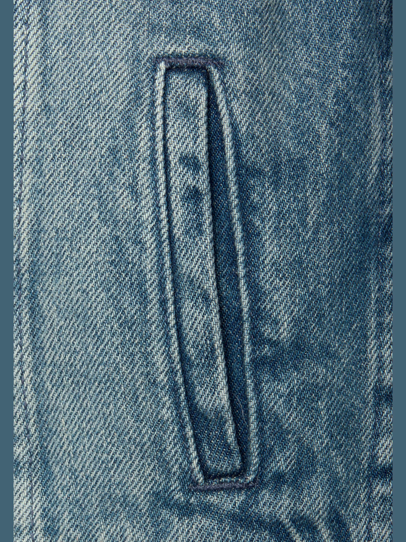 Veste en jean boutons couleur or rose