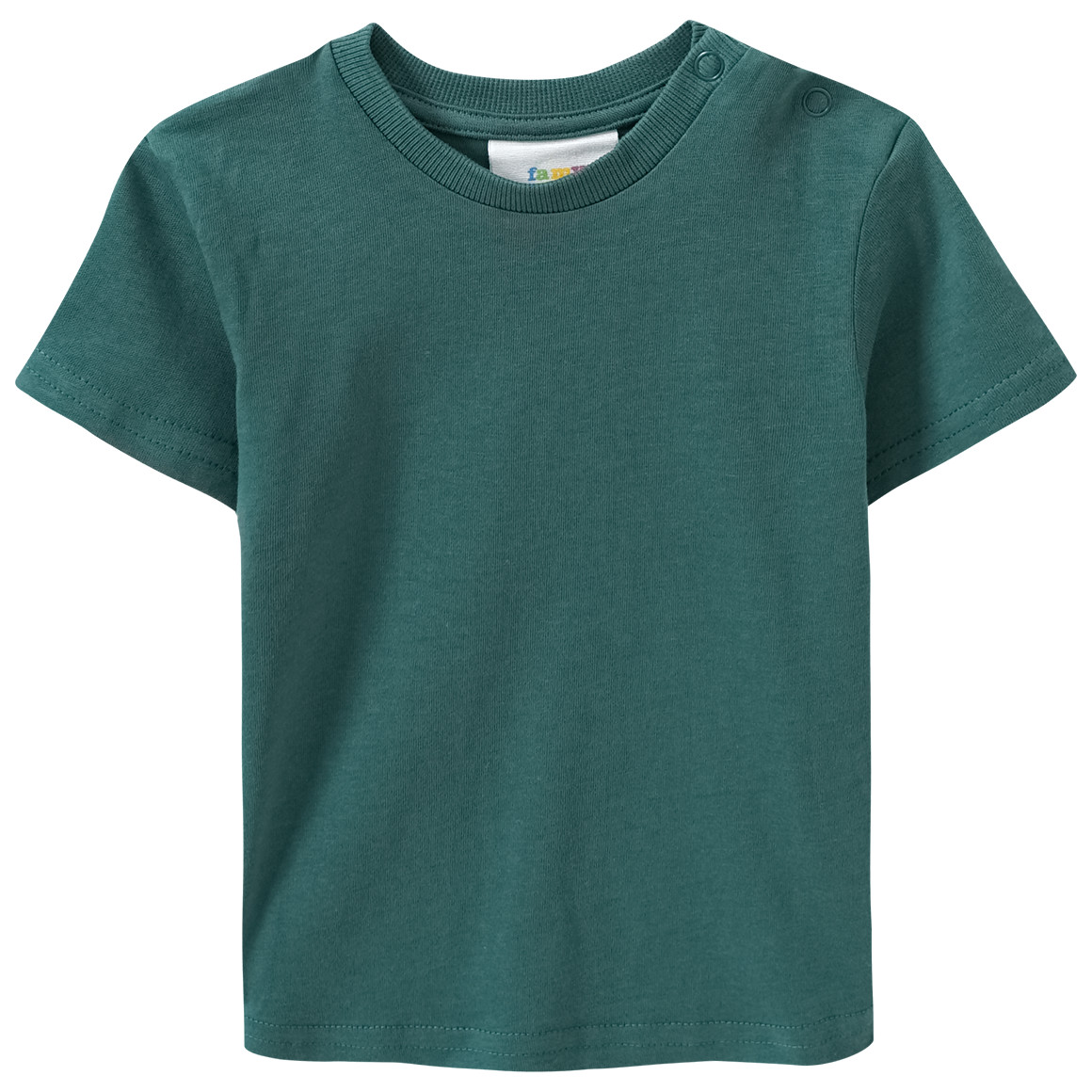 Famy 3 Baby T-Shirts unifarben dunkelblau / gelb / dunkelgrün