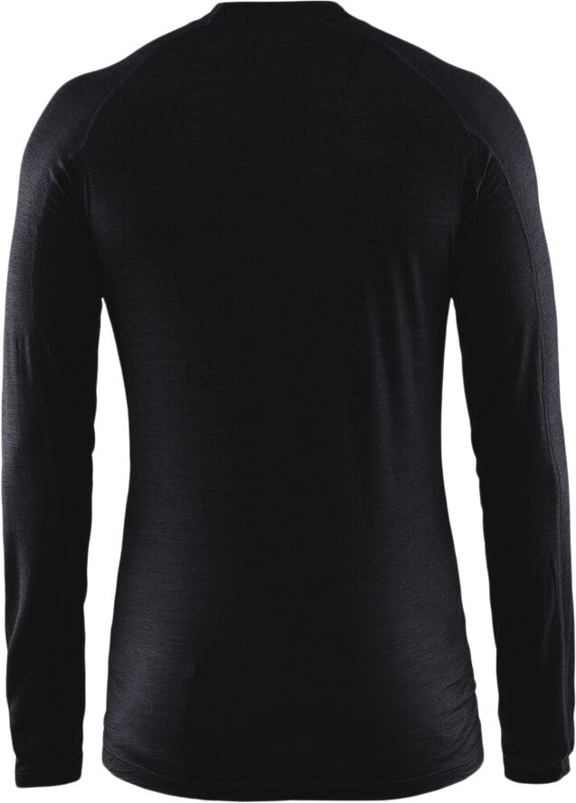Craft Merino Lightweight CN LS Sort