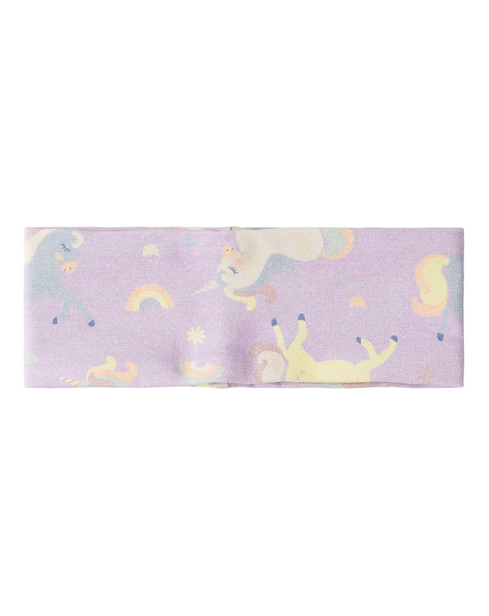 Stirnband NMFMAXI UNICORNS in orchid bloom