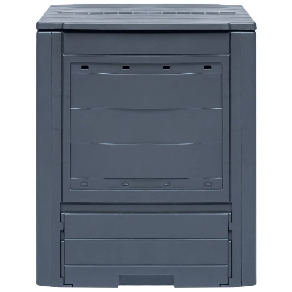 Composteurs de jardin 2 pcs gris 60x60x73 cm 520 l
