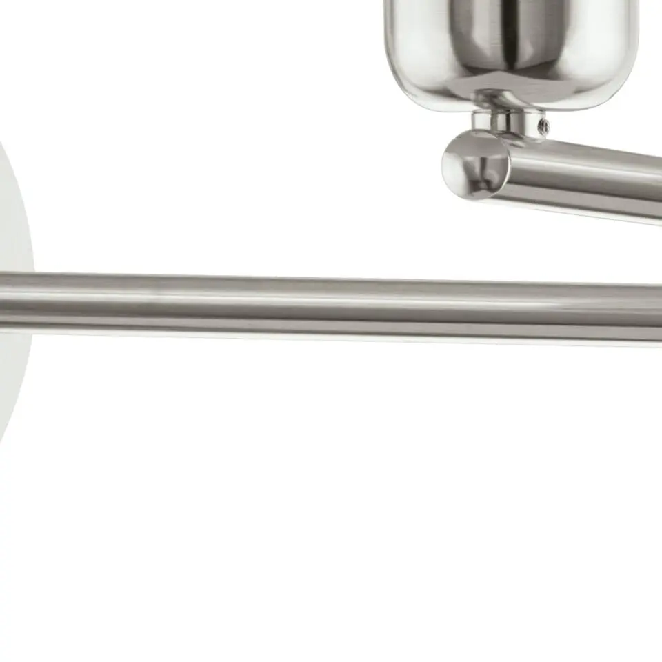 EGLOMaserlo-Wandlamp-1Lichts-ø23cm-Nikkel-Mat-Taupe-Goud