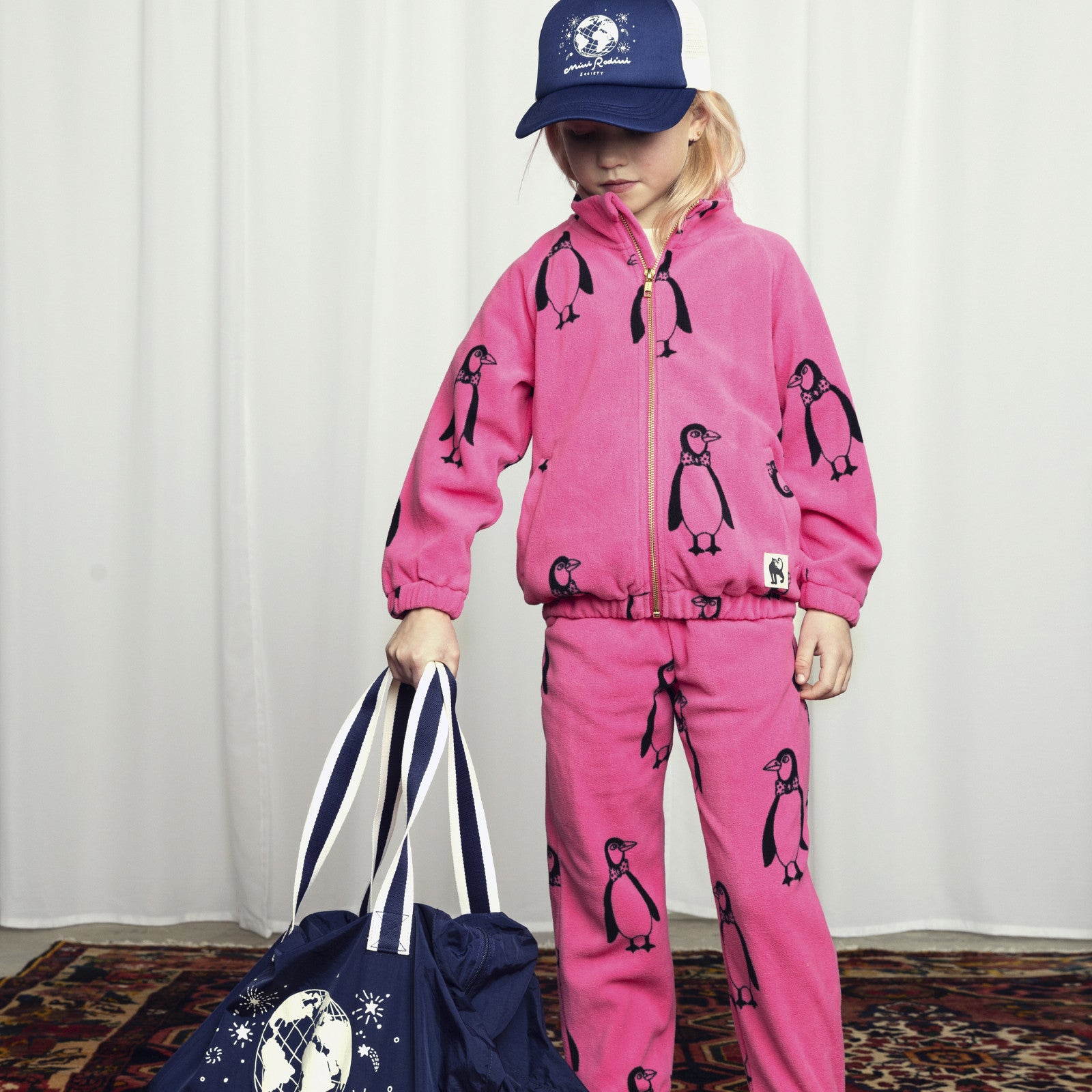 Fleecejacke Penguin Pink