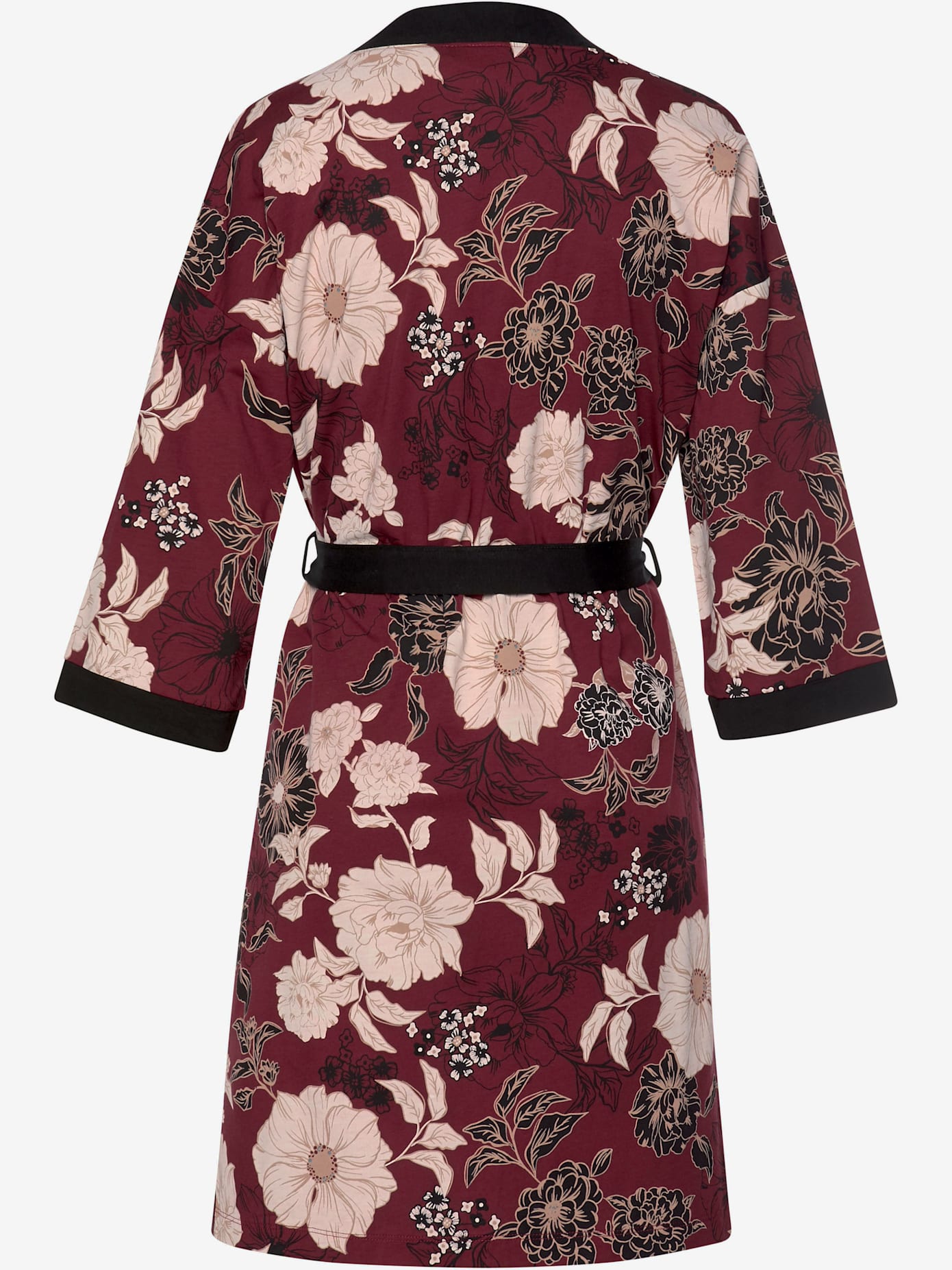 Kimono avec motif floral botanique