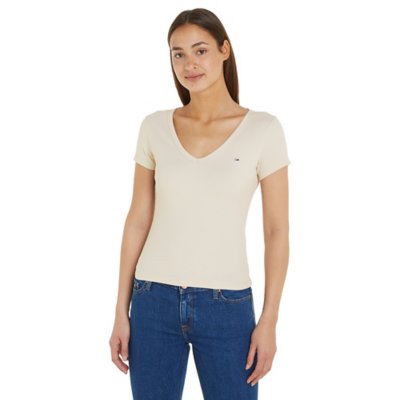 Tee-shirt à manches courtes femme Slim Essential TOMMY HILFIGER