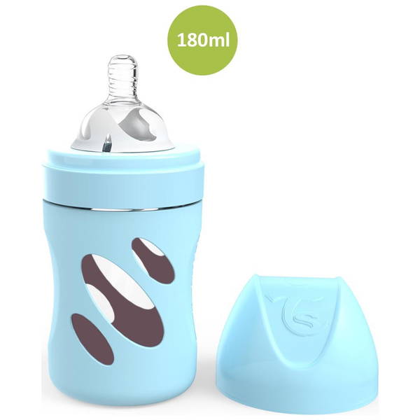 TwistshakeTwistshake   Anti Kolik Glas Babyflasche pastel blue 260ml