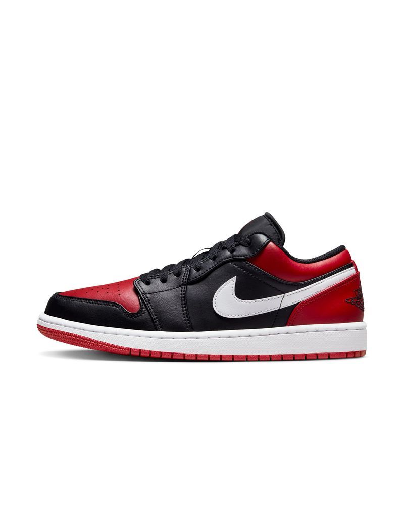 Chaussures Nike Air Jordan 1 Low Rouge & Noir pour homme