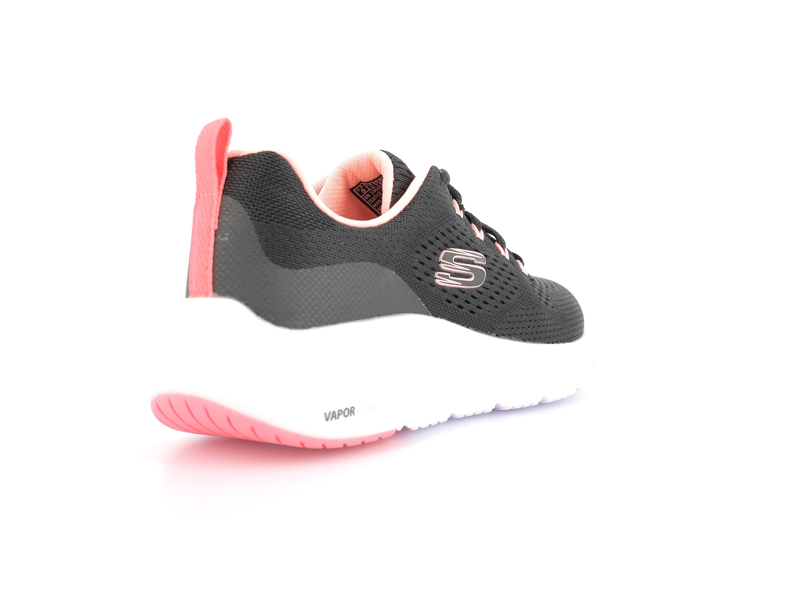 Skechers-VAPOR FOAM FRESH TREND Matières combinées Noir Rose