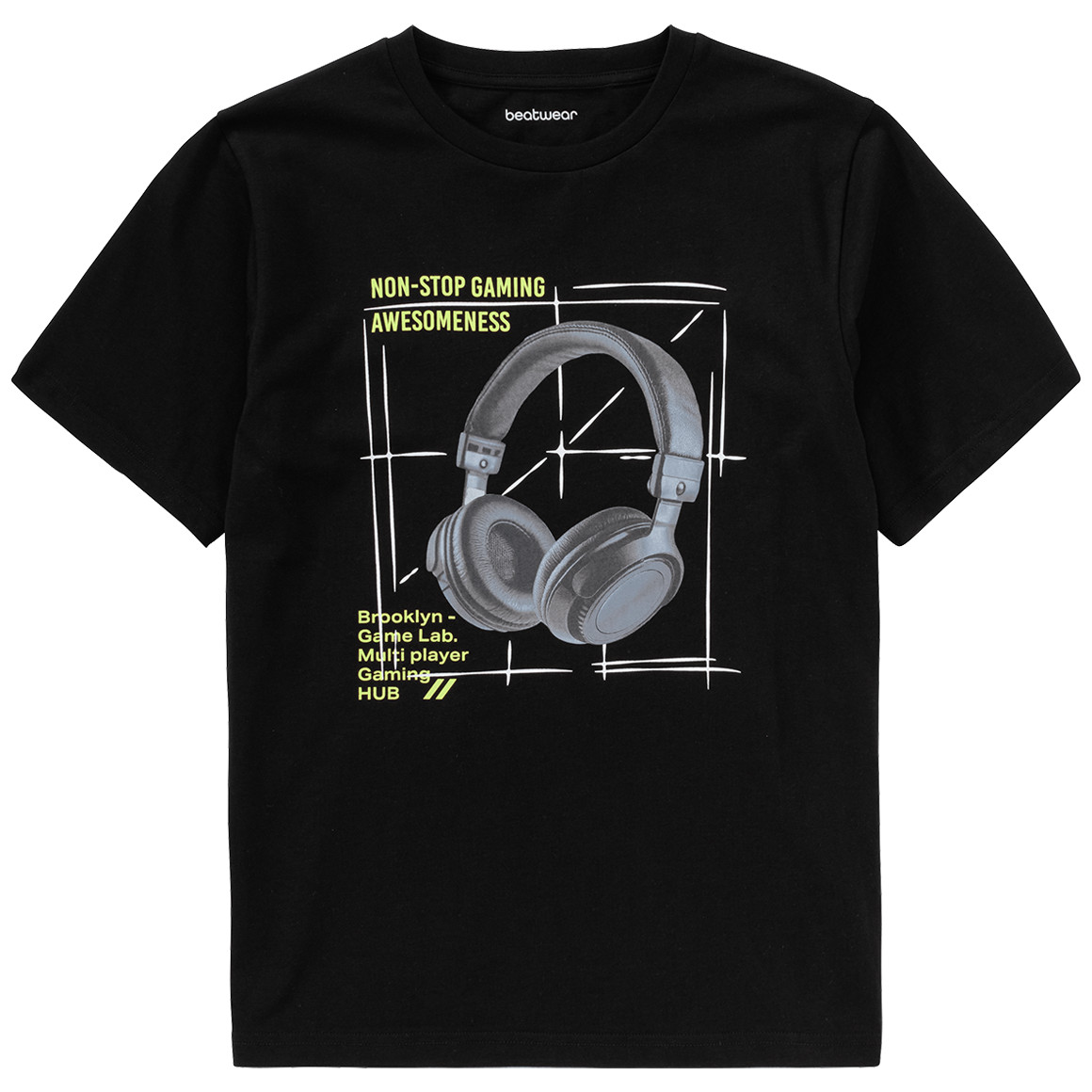 Beatwear Jungen T-Shirt mit Prints schwarz