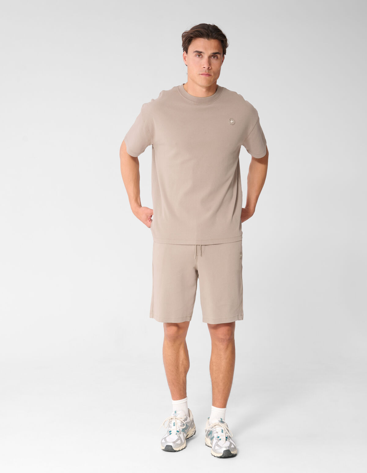 Washed Spark T-shirt Taupe