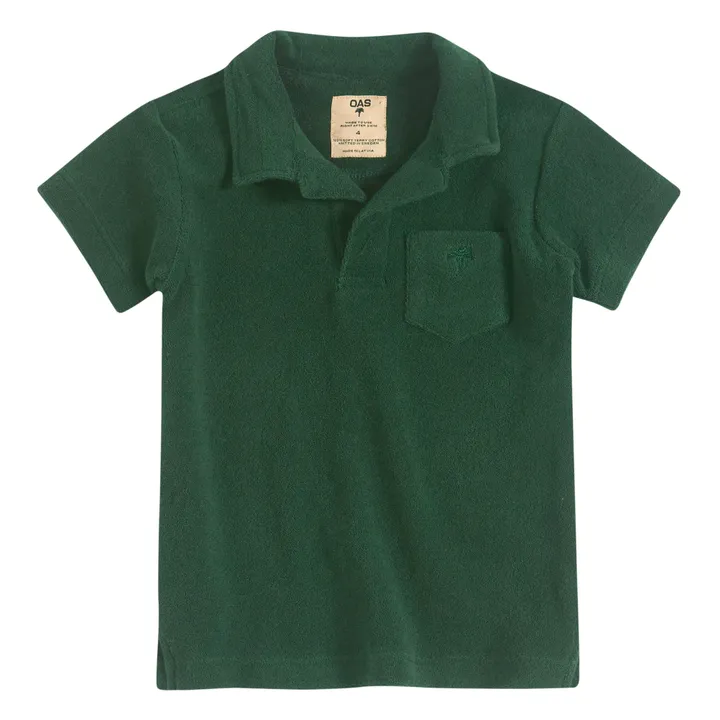OAS Polo Eponge | Vert sapin