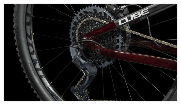 VTT Tout-Suspendu Cube AMS One11 C:68X Pro 29 Sram GX Eagle 12V 29'' Rouge Liquid Carbon