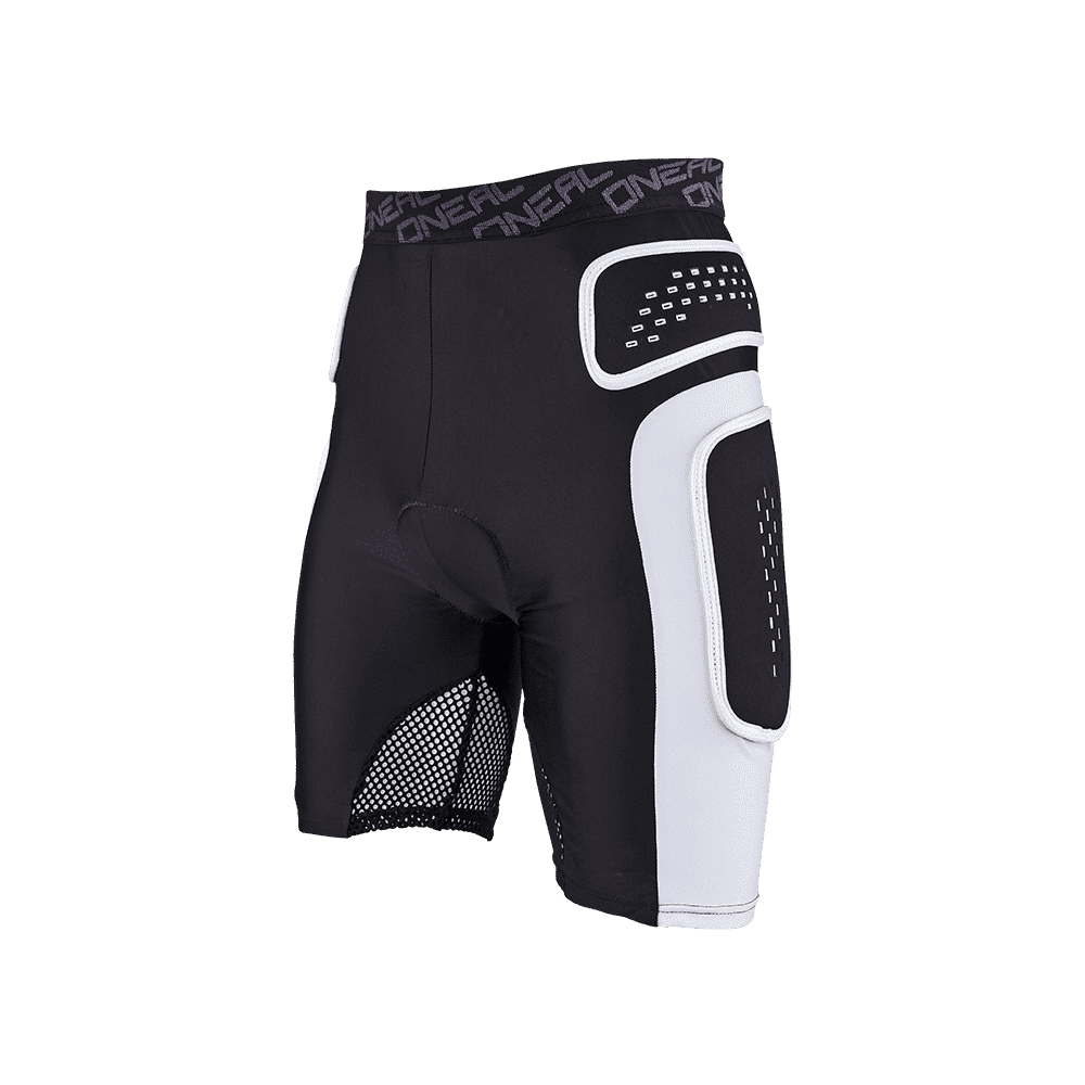 O'Neal Pro Shorts med beskyttelse og pude Sort / Hvid