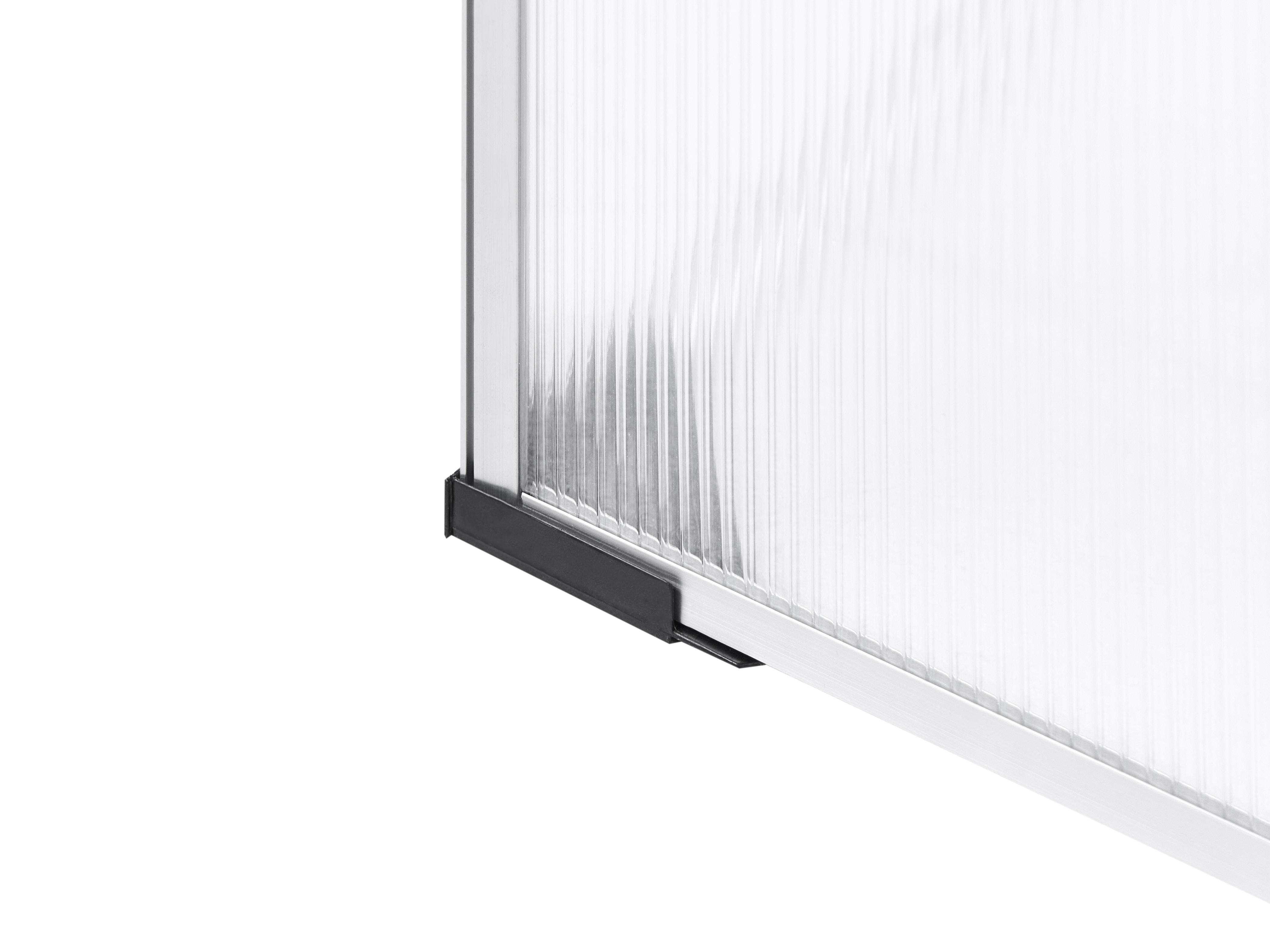 Tuinkas SERIFOS Zilver 60 cm