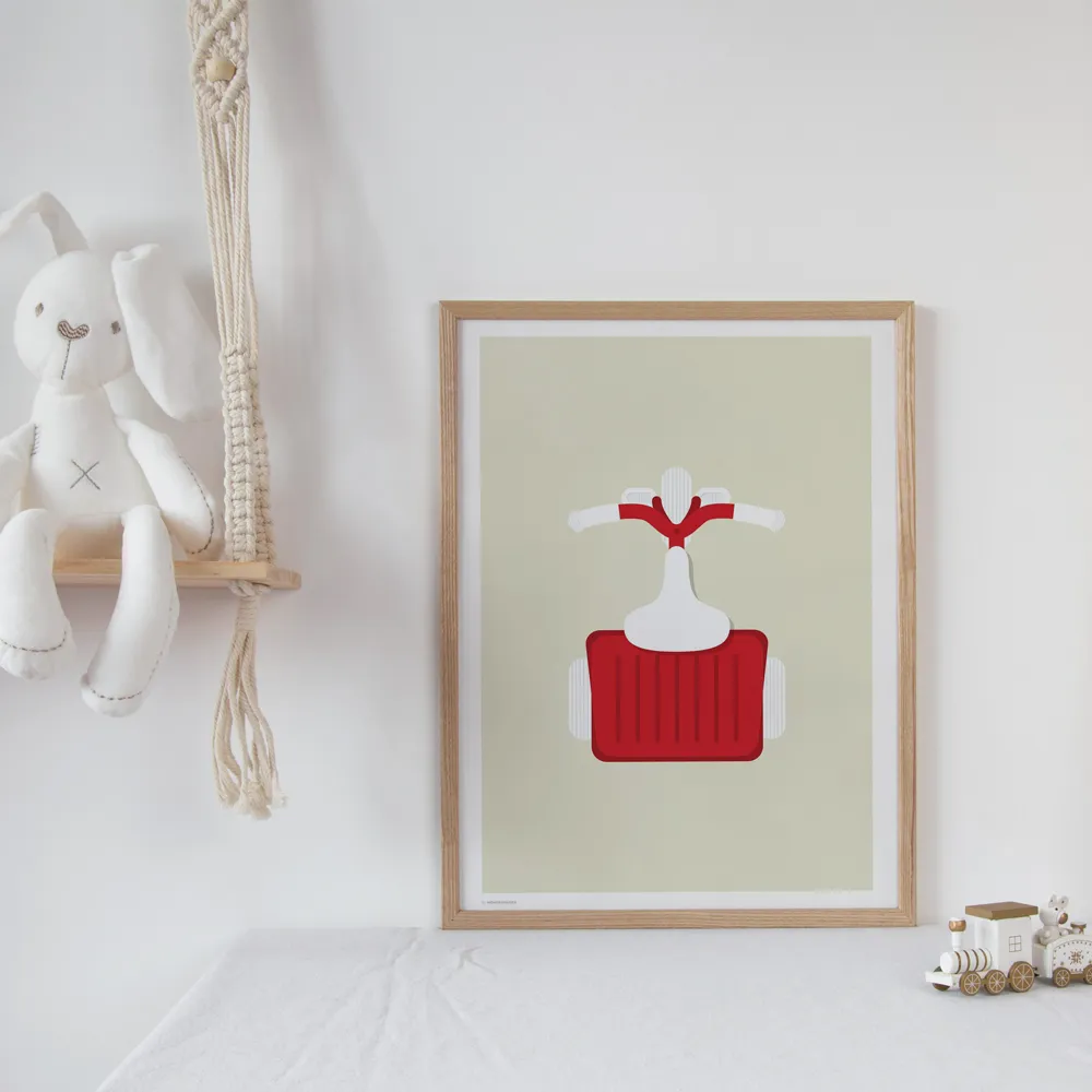 Poster&Frame Plakat - Trehjulet