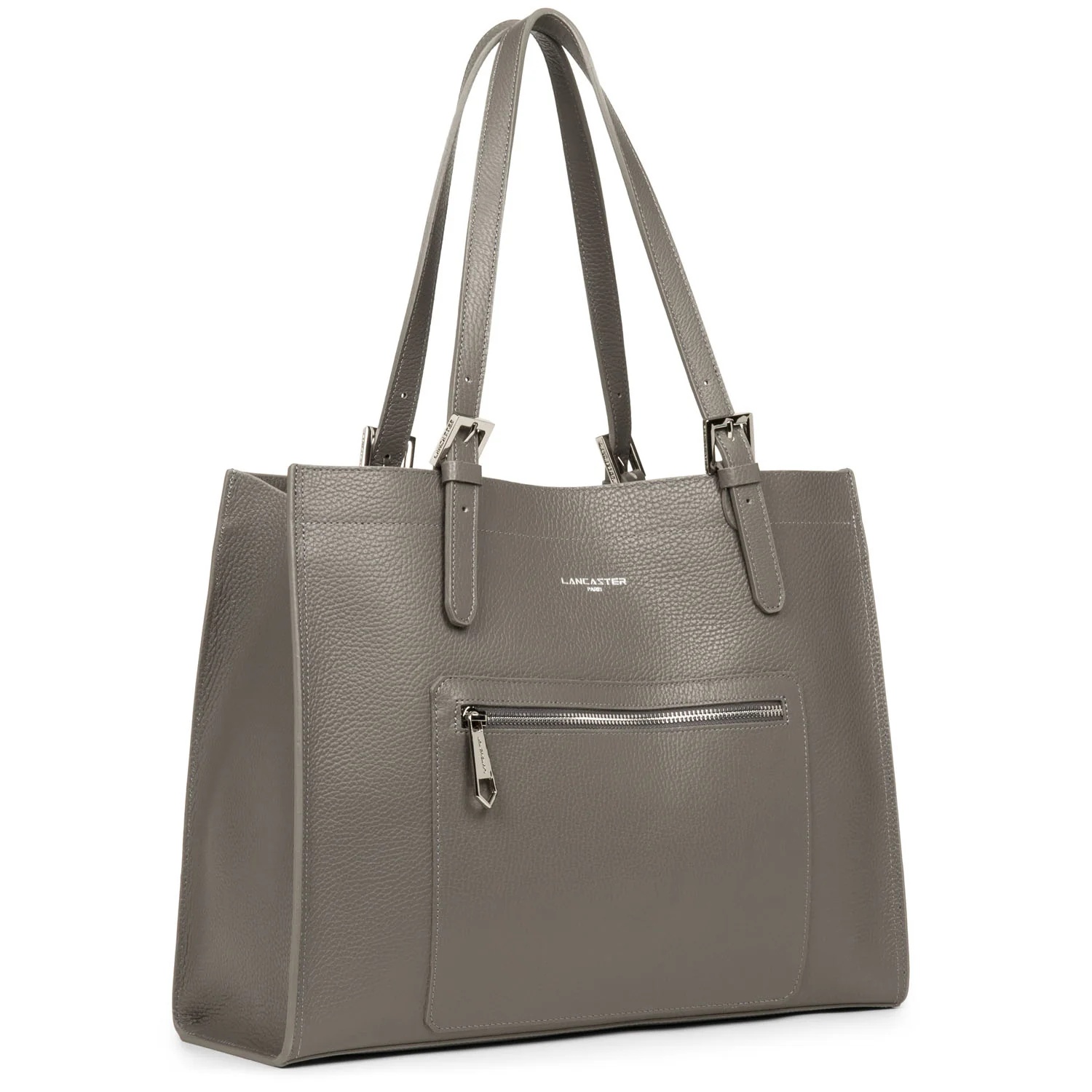 Foulonné Double-Grand sac cabas épaule