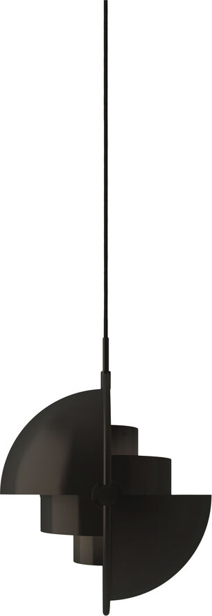 Gubi Muli-Lite Pendant, Small Black brass base