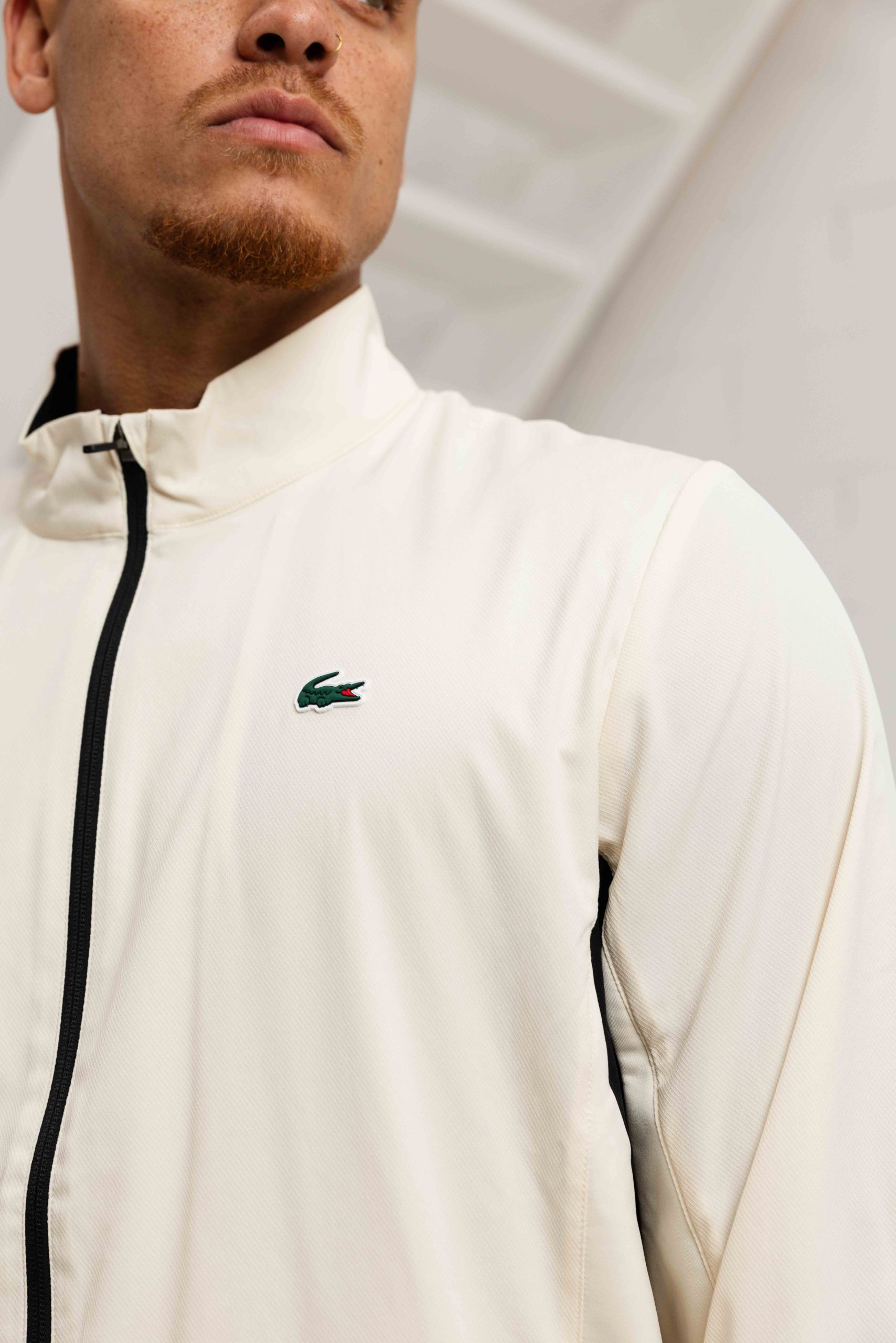 Lacoste Tennis x Daniil Medvedev Trainingspak Heren Beige