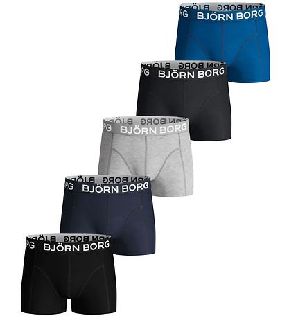 Bj?rn Borg Boxershorts - 5-pak - Blåe Denim