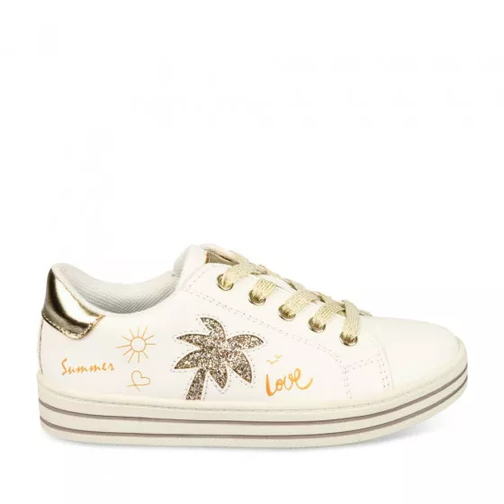 Baskets BLANC LOVELY SKULL