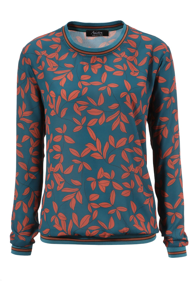 Aniston SELECTED Shirtbluse , mit sportiven Bündchen