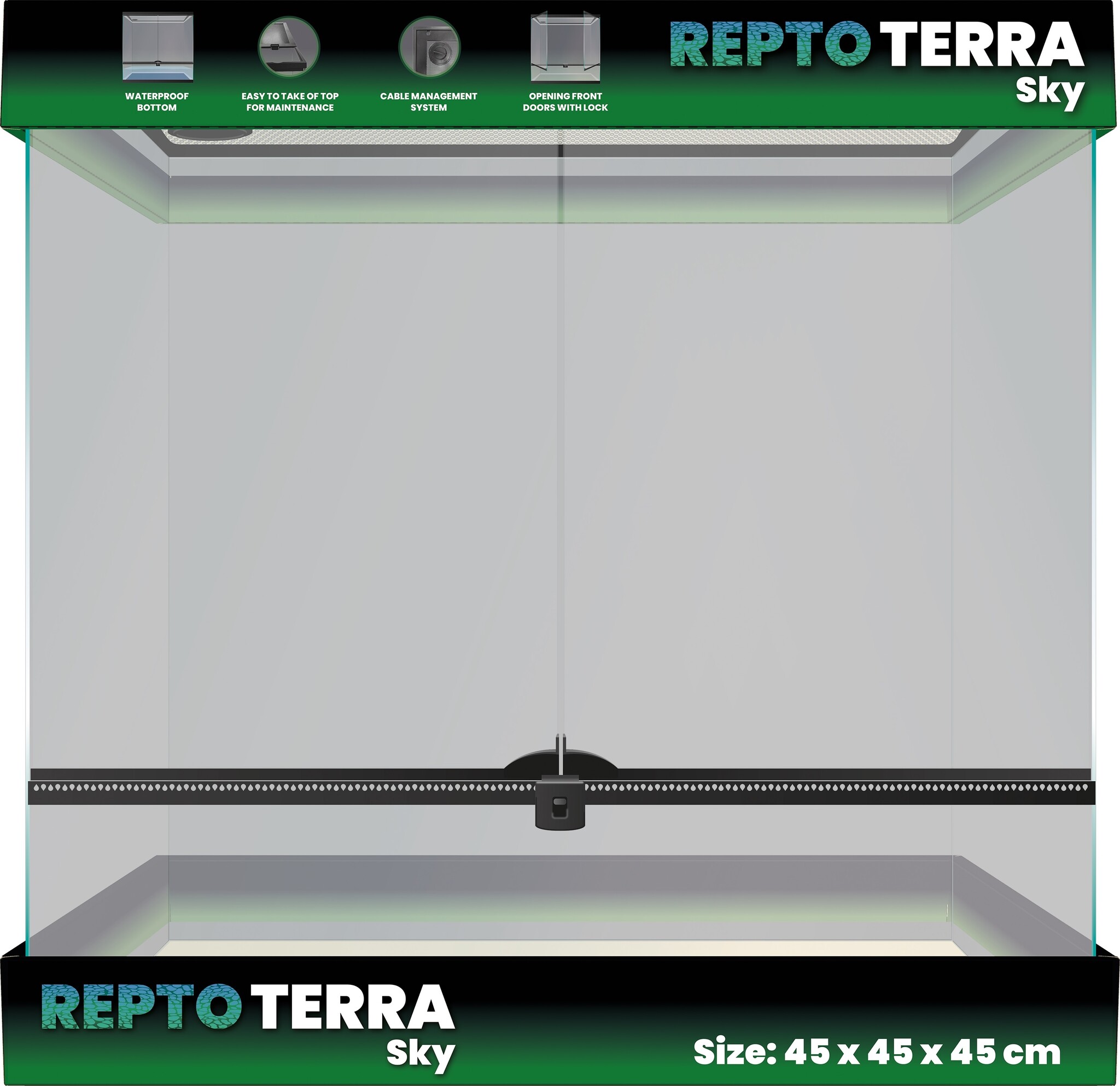 Repto Terrarium Terra Sky 45x45x45cm