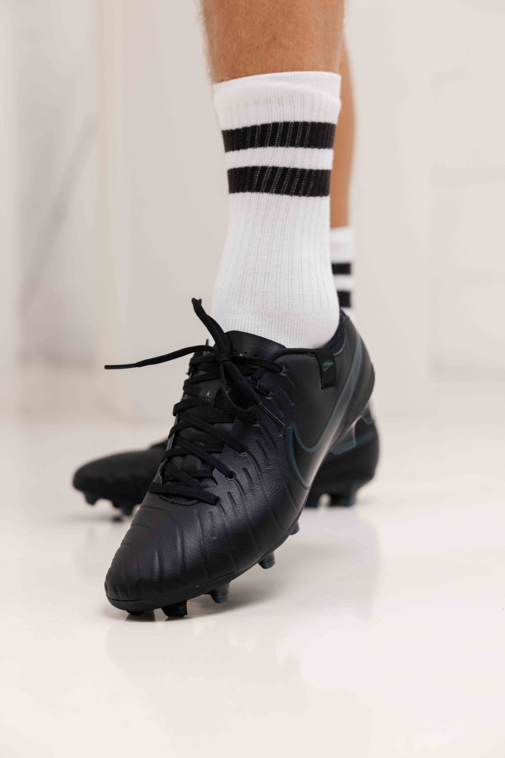Nike Tiempo Legend 10 Academy FG/MG Voetbalschoenen Senior Zwart/Zwart
