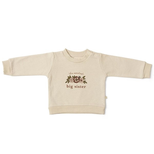 Oatmeal Kellie Big Sister Sweatshirt