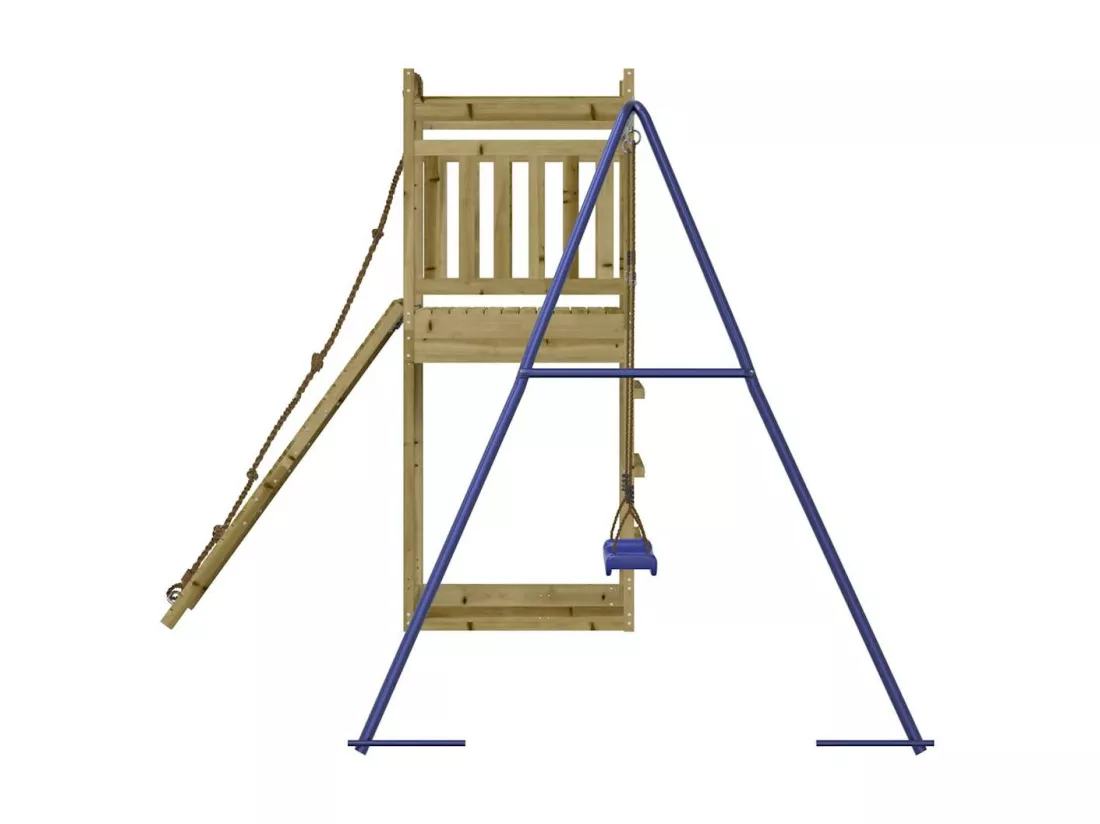Aire de jeux d'extérieur bois de pin imprégné