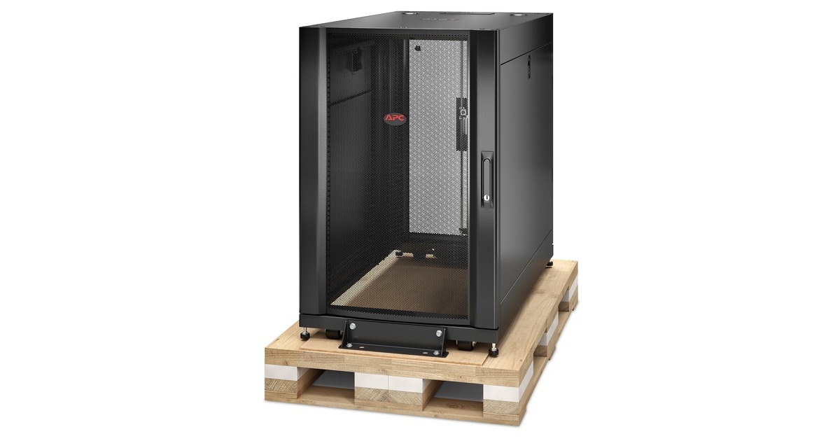 APCNetShelter SX 18U met zijpanelen (incl. herbruikbare transport materialen) server rack  (Zwart, 600 x 1070 x 925mm)