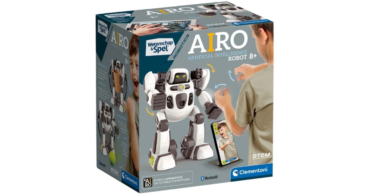 ClementoniWetenschap & spel - AIRO Robot Experimenteer speelgoed  (Nederlands, Bluetooth)