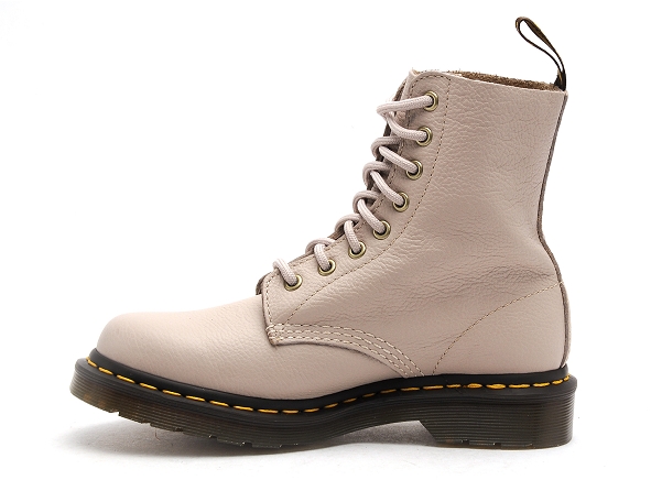 Dr martens boots bottine plates femme pascal virginia beige