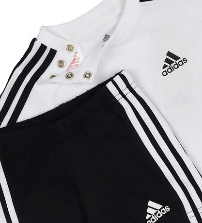 adidas Performance S?t - T-shirt/Shorts - Hvid/Sort