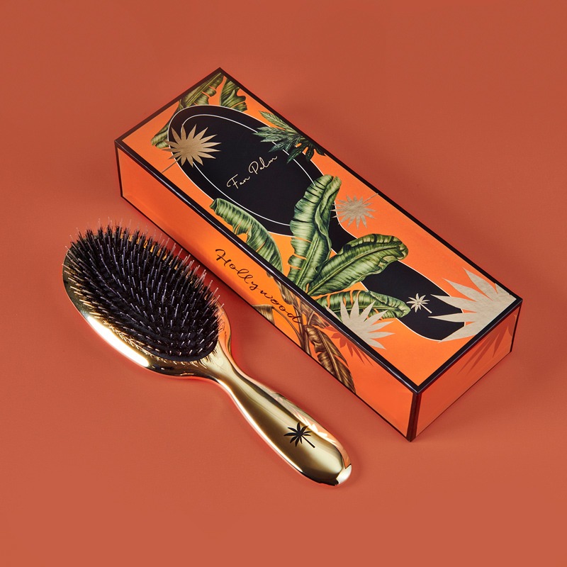 Fan Palm Hair Brush Medium - Hollywood