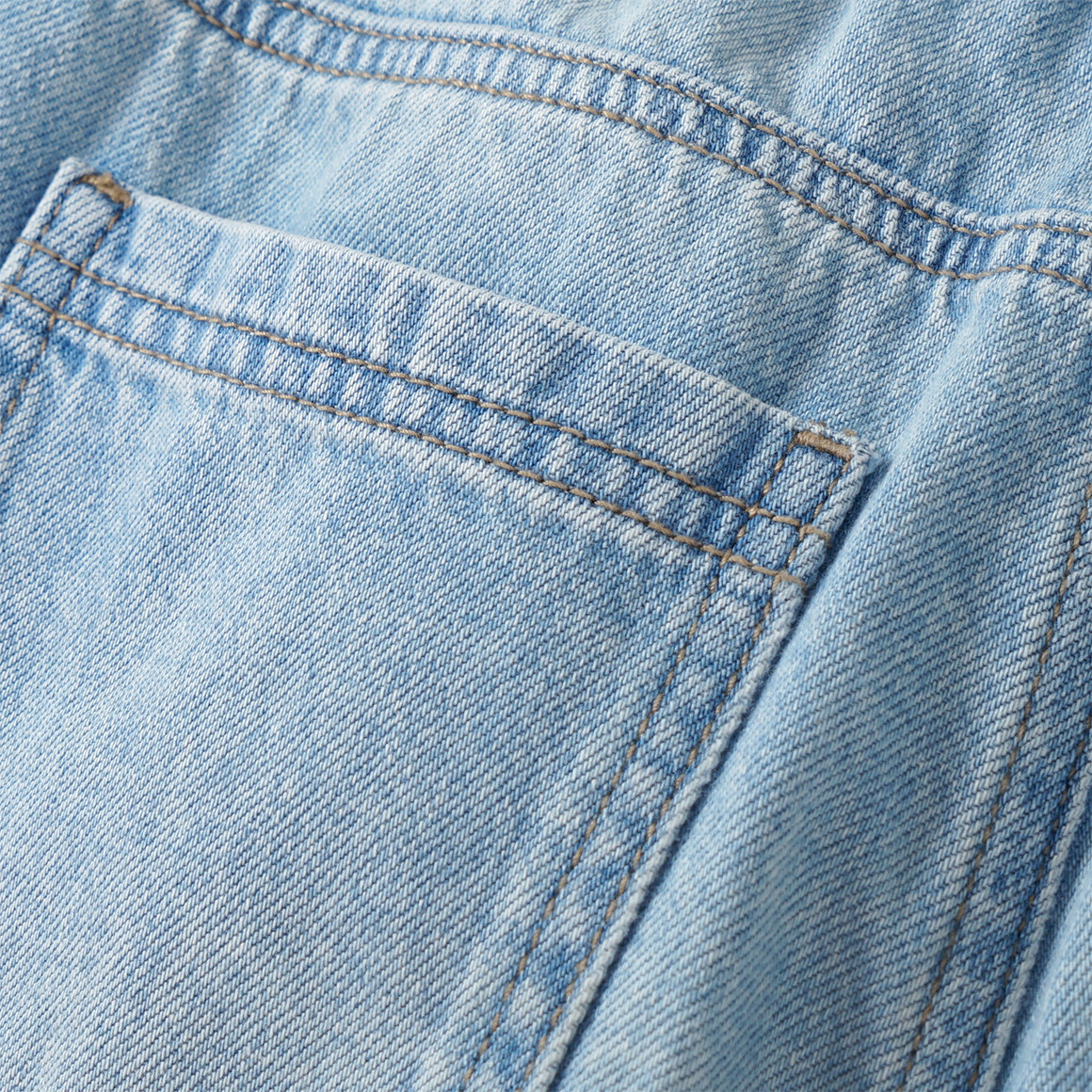 Yigga Jungen Jeansshorts mit Used-Waschung hellblau
