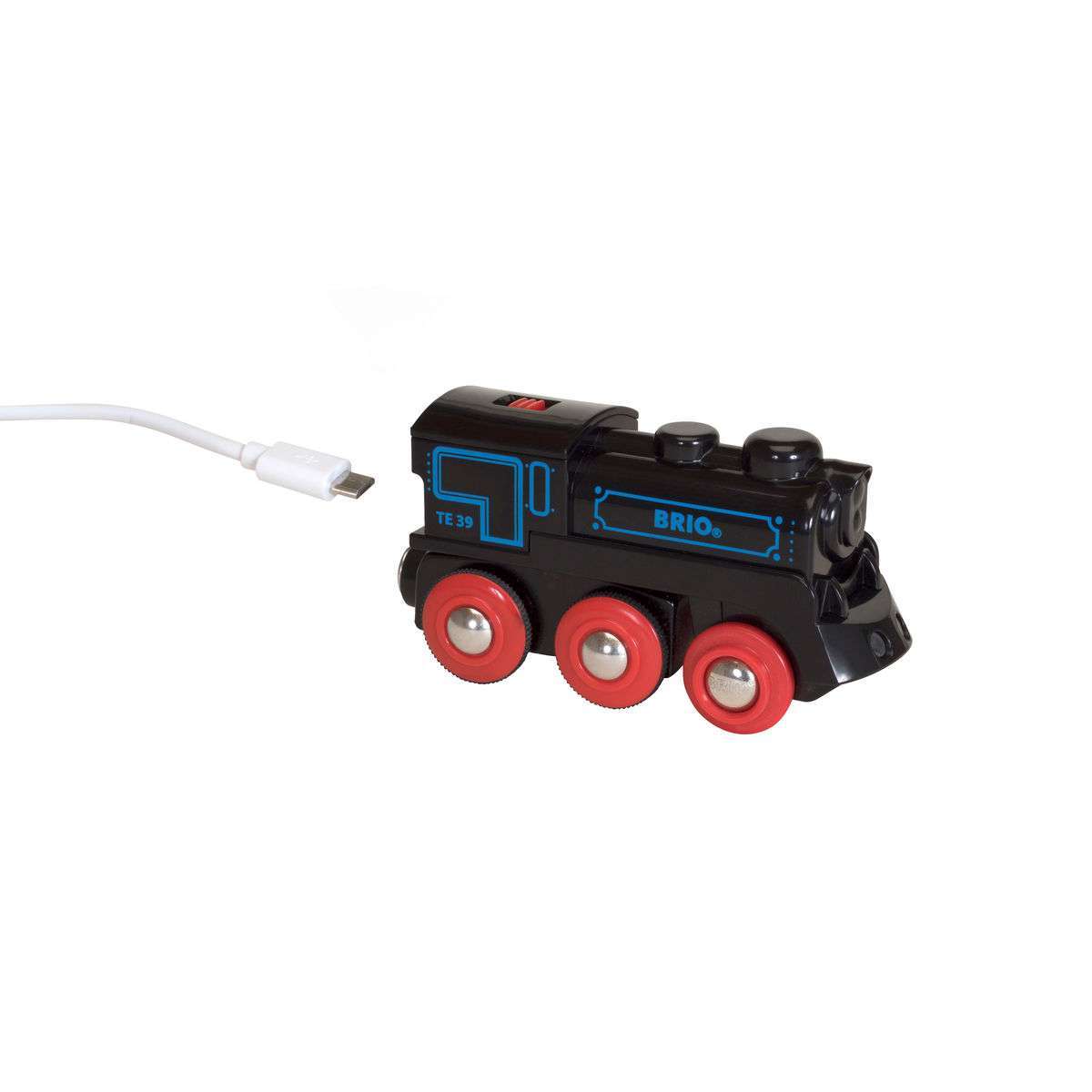 BRIO Spiel Schwarze Akku-Lok mit Mini-USB