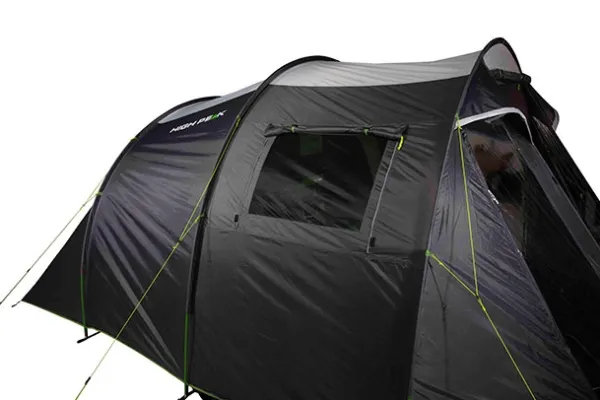 High Peak Ancona 4.0, Camping, Tunneltelt, 4 person(er), Grøn, Grå, Lys grå