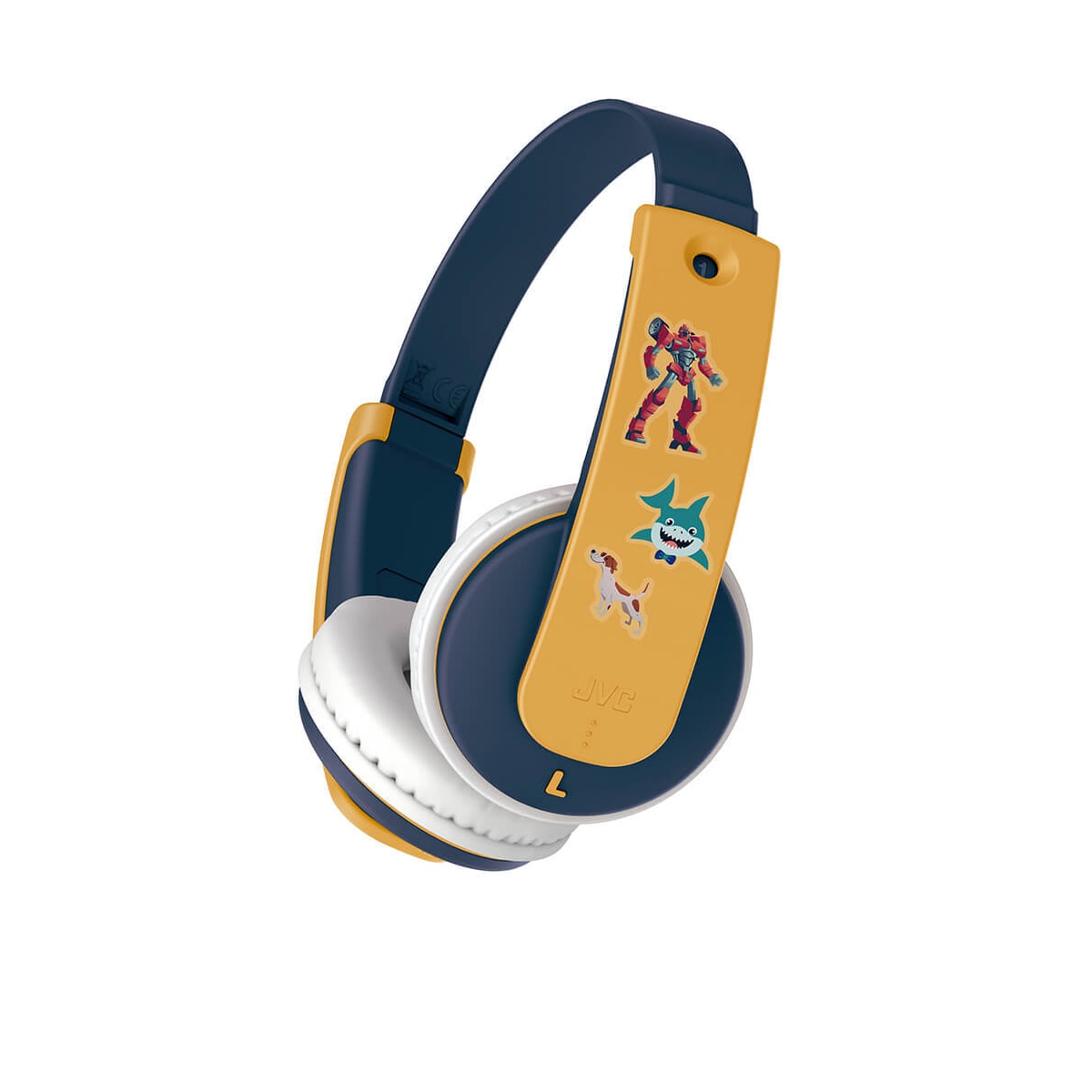 Hodetelefon KD10 On-Ear Trådløs 85dB Gul/Blå