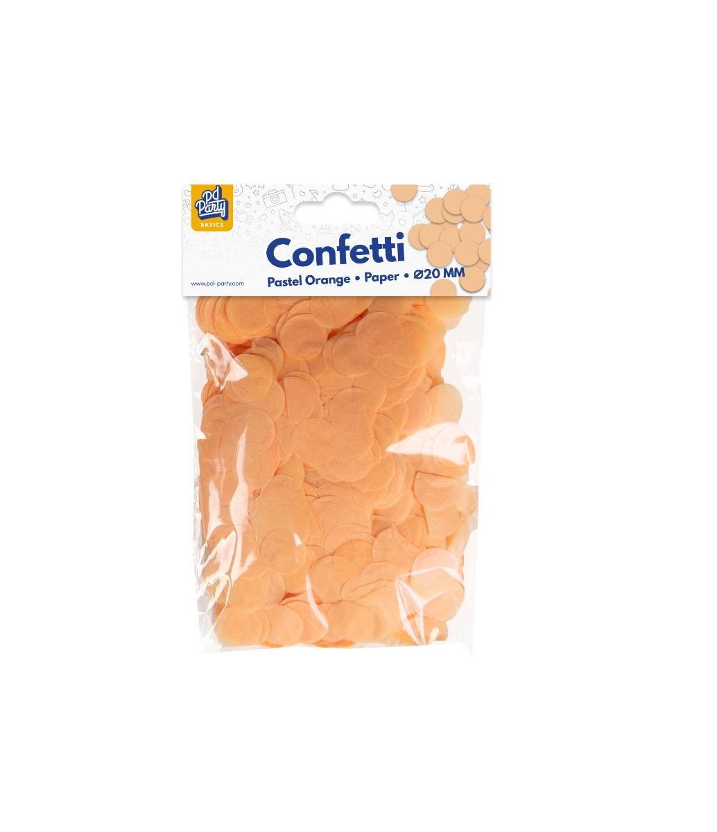Oranje Confetti Pastel 50gr