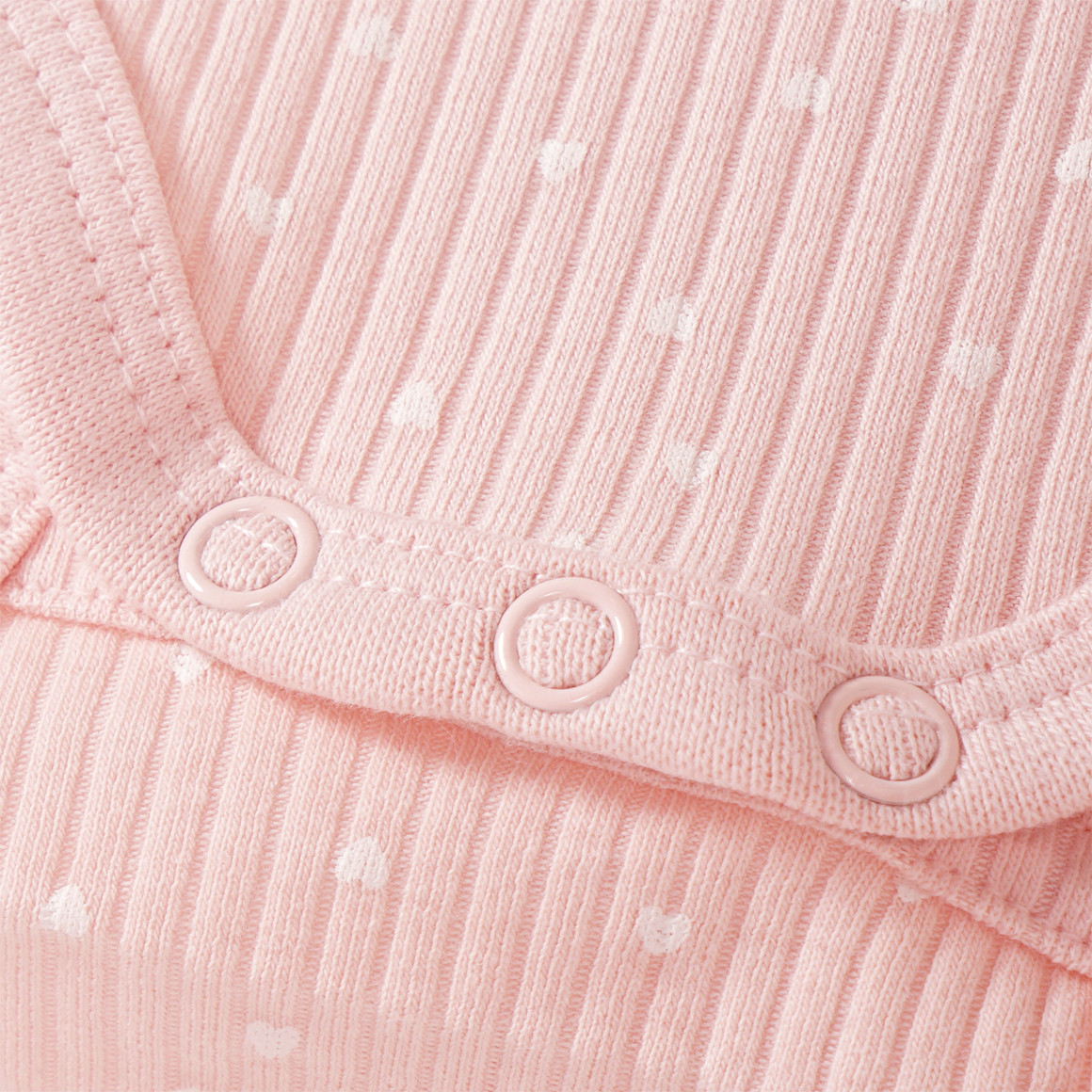 Topomini Newborn Wickelbody mit Mitwachs-Funktion hellrosa