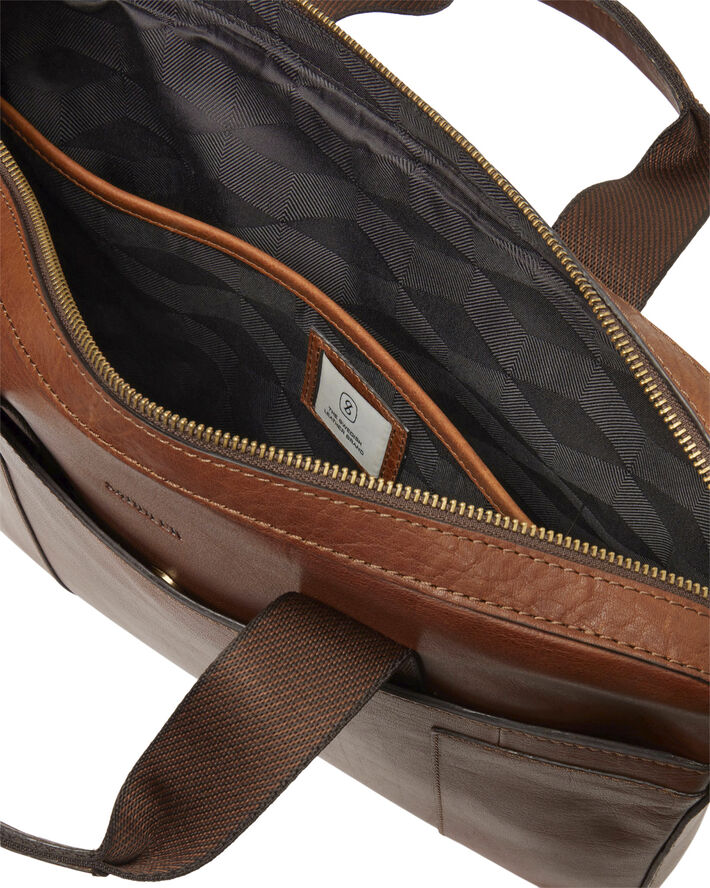 Saddler Lanco Brushed brass Midbrown