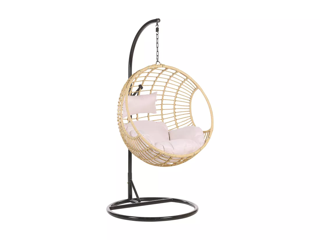 Fauteuil suspendu avec support ASPIO Naturel