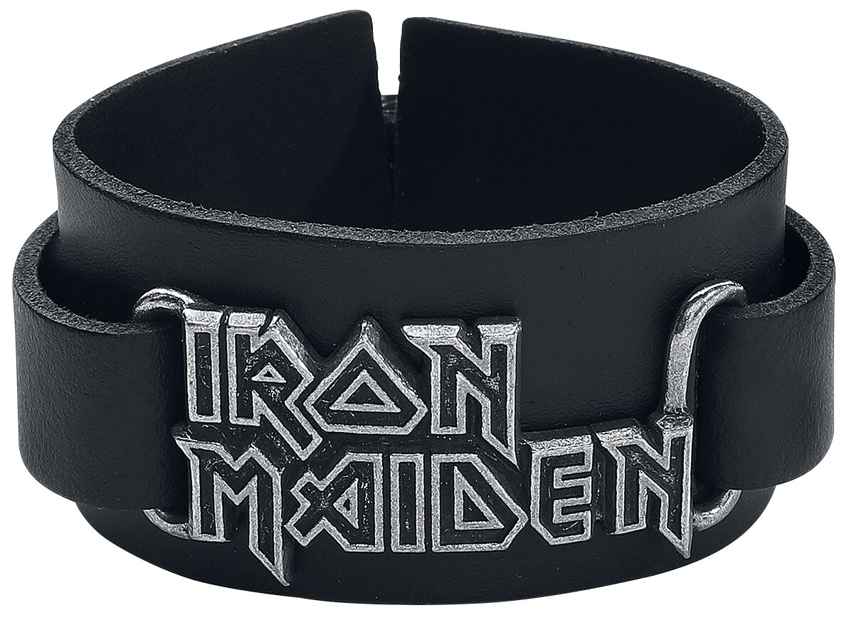 Iron Maiden Logo | Iron Maiden Bracelet en cuir
