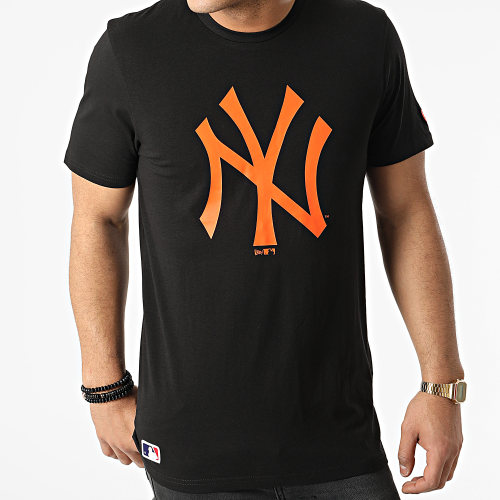 Tee Shirt MLB Seasonal Team Logo New York Yankees 12869852 Noir