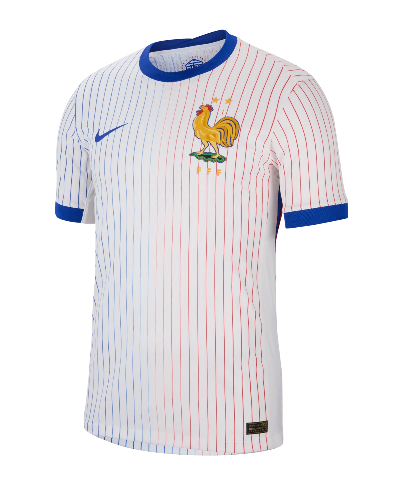 Nike Frankreich Auth. Trikot Away EM 2024 Weiss F100